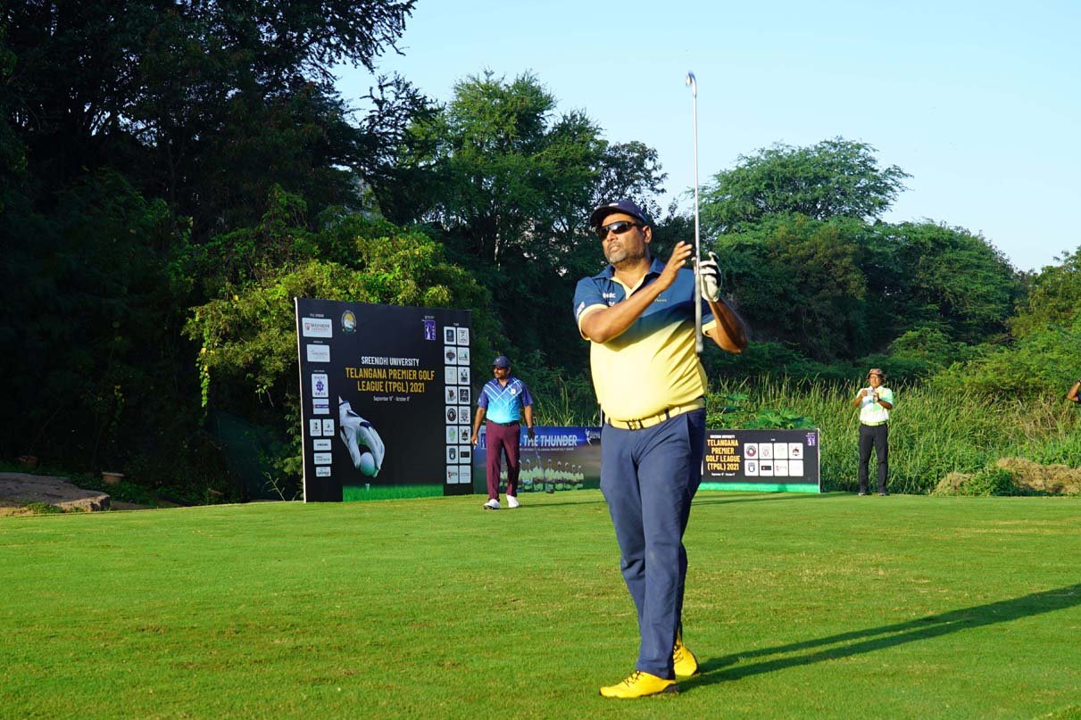 Team Mysa’s Madhav Kota adjudged the Most Valuable Player of the Sreenidhi University Telangana Premier Golf league 2021! 