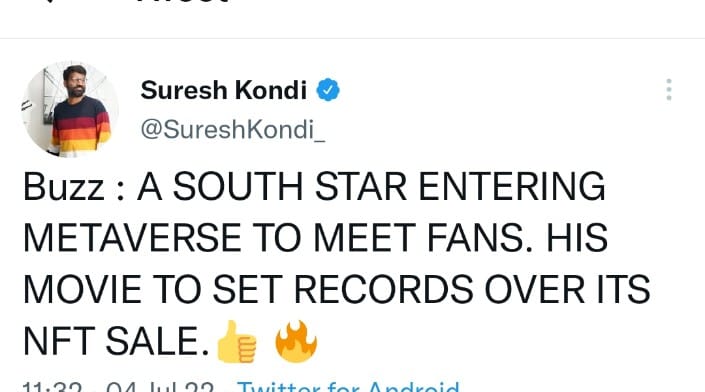 Will this Pan India movie break all NFT sale records?